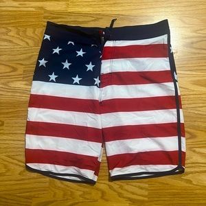 Patriotic USA Men’s Swim Trunks
